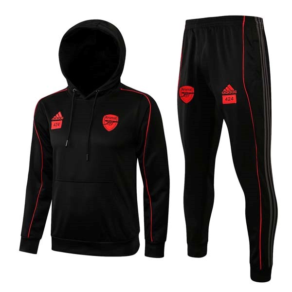 Chandal Con Capucha Arsenal 2022 Negro